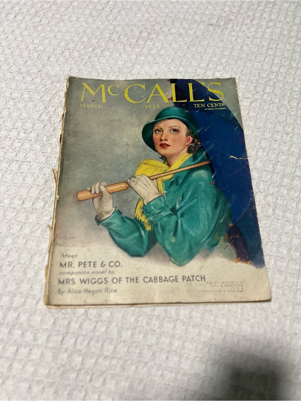 1933 MARCH MCCALL'S MAGAZINE - NEYSA MCMEIN COVER-10 CENTS
